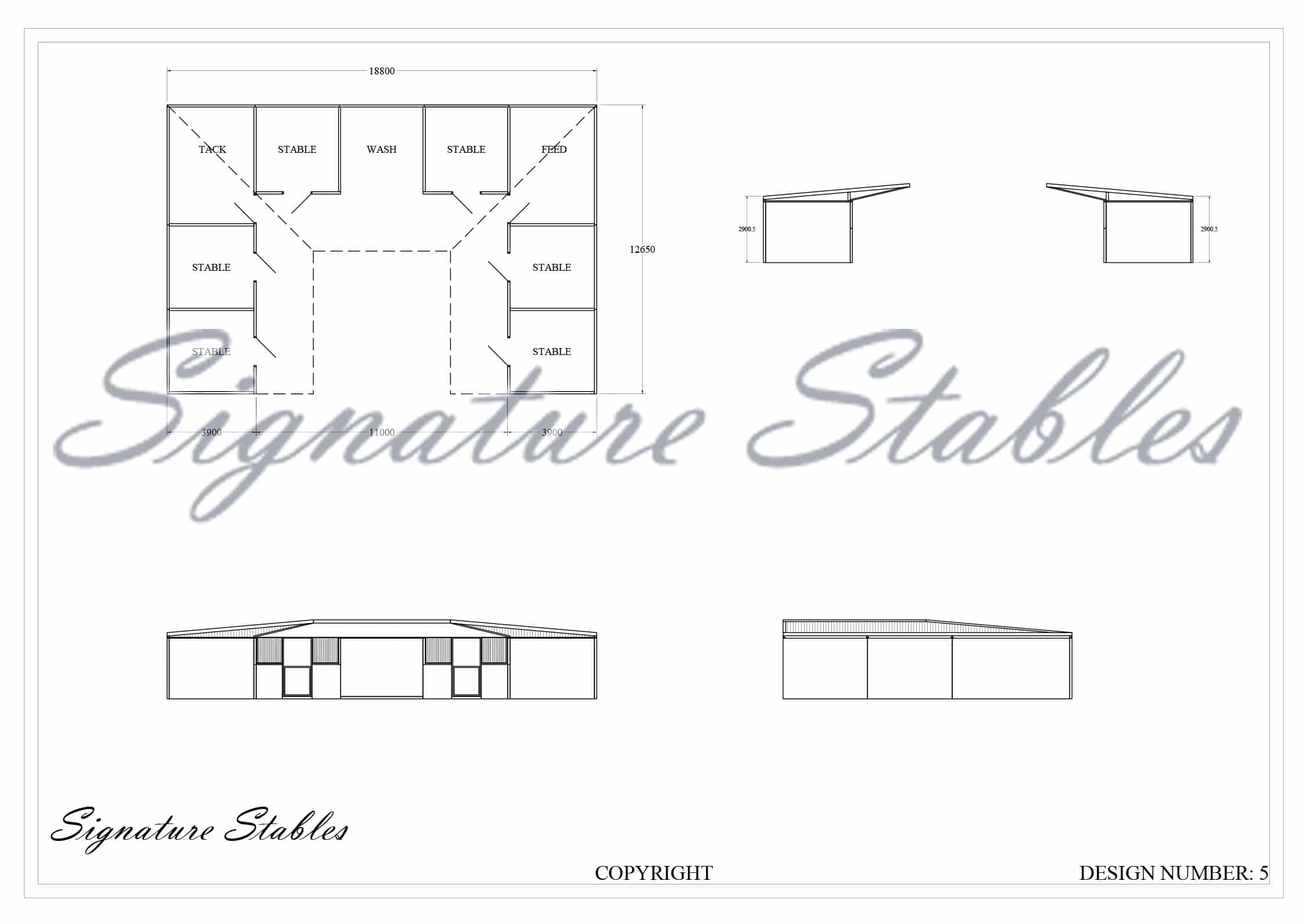 Sample Stable Layouts Gallery - Signature Stables